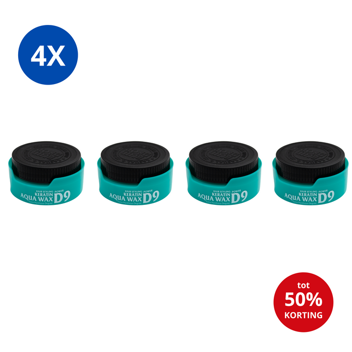 Keratin Aqua Wax D9 - Voordeelbundel (4 stuks)